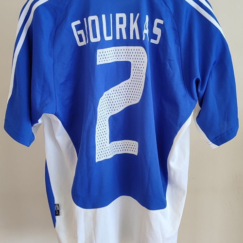 Hellas 2004 Giourkas Adidas vintage jersey Euro 2004 champions Greece, size large