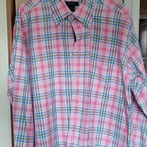 Gant Ohio Oxford men's shirt multicolor size L like new urban fit