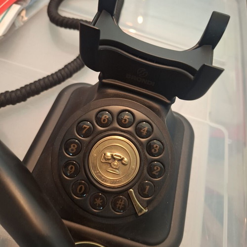 Brondi Vintage 20 black wired phone like new
