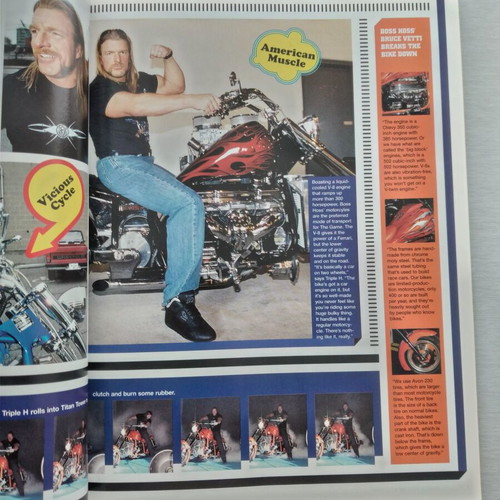 WWE Magazine December 2006 used, Retro Pro-Wrestling Triple H Cover