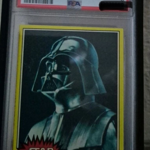 Star Wars Lord Darth Vader 1977 card used #196 PSA 8 NM MT