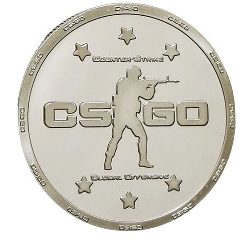 Counter-Strike Global Offensive Silver Coin new