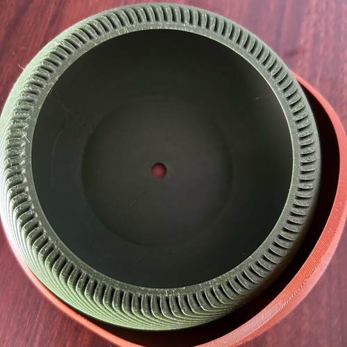 3D printed flowerpot new, diameter 16 cm