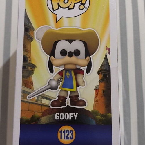 Funko Pop Goofy 1123 Comic Con limited edition vinyl figure used, damaged box