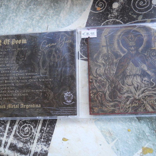 Vomit Of Doom Cipriano Years CD, black and thrash metal compilation