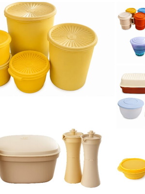 Tupperware set of 27 pieces like new