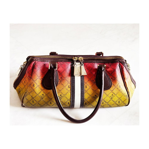 L.A.M.B Gwen Stefani shoulder bag used, vintage, 40 cm, rasta colors