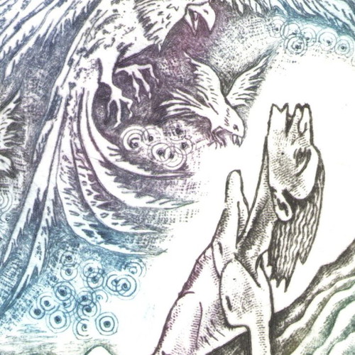 Prometheus Illustration new, hand-drawn mythological art