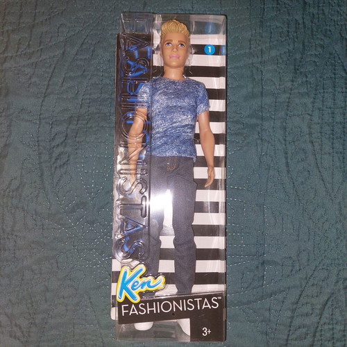 Barbie Ken Fashionistas #1 doll new in box
