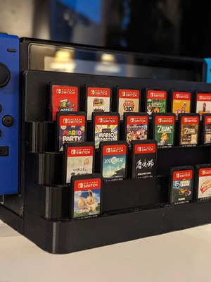 Cartridge display stand for Nintendo Switch dock like new