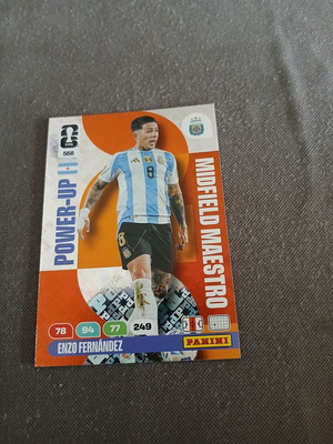 Panini FIFA World Cup 2026 Power-Up κάρτα Enzo Fernández #568