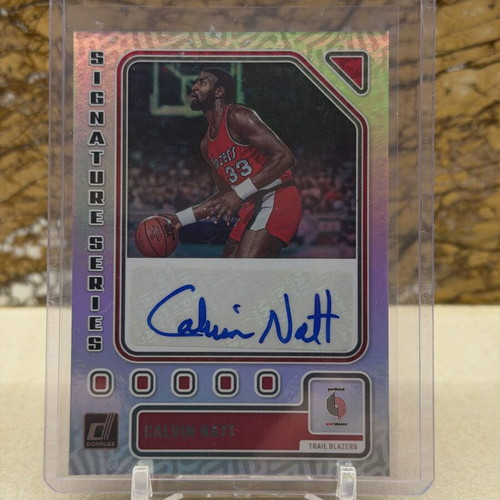 2023-24 Panini Donruss NBA Basketball Signature Series Calvin Natt Silver Autograph card new