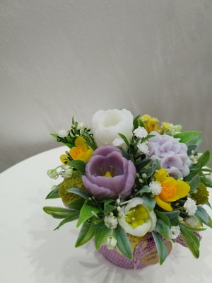 Scented soap flowers new