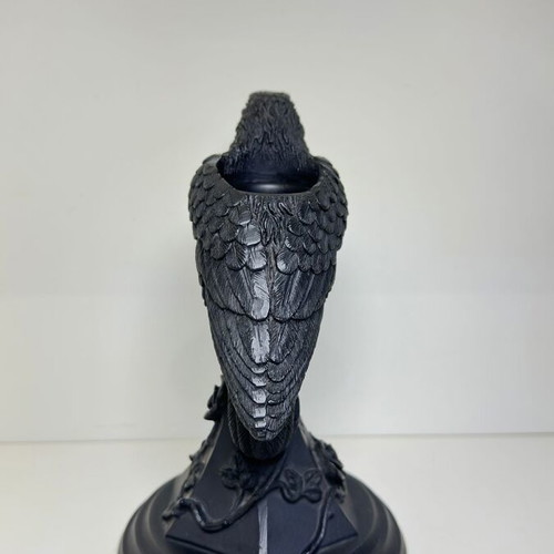 Alchemy Gothic candle holder, black resin, 17cm