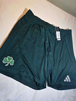 adidas x Παναθηναϊκός ανδρικό σορτς αγώνα και προπόνησης με ετικέτες, μέγεθος XXL