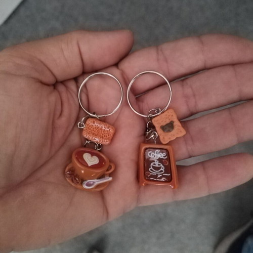 Coffee keychains pack of 2 new