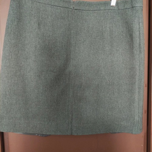 Skirts like new More and more, gray and blue, wool fabric