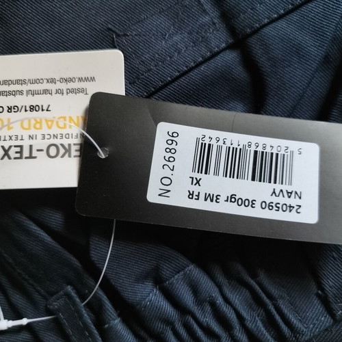 Men's work pants XL new, blue