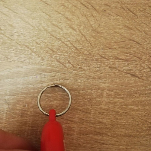 Bud keychain used, collectible with bottle opener