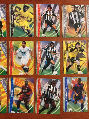 Champions League football cards 2000s pack of 33, like new