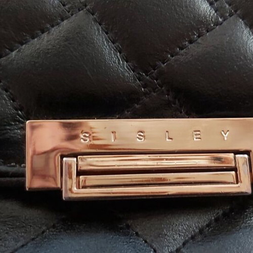 Sisley shoulder bag black PU leather like new