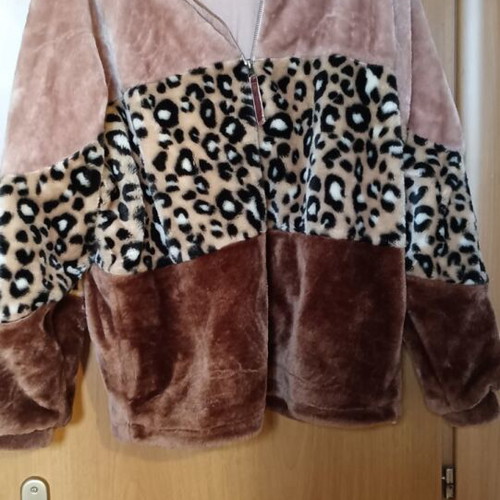 Ugg fur like new, multicolored, cozy jacket