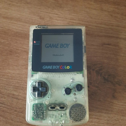 Nintendo Gameboy Color transparent handheld console
