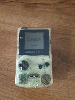 Nintendo Gameboy Color transparent handheld console