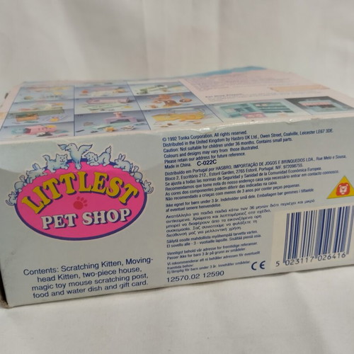 Littlest Pet Shop Cutesy Kittens with Kitten Playhouse Kenner 1992 new