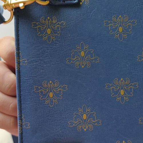 Beauty and the Beast Book Purse Disney crossbody bag like new, dark blue