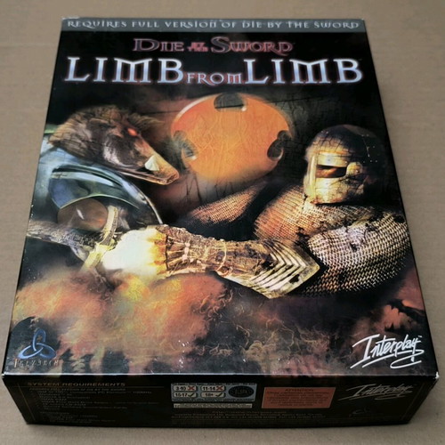 Die By The Sword Limb From Limb PC CD-ROM like new, Big Box