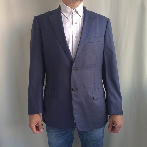 Ermenegildo Zegna men's blazer used, size 52R XL, silk and wool