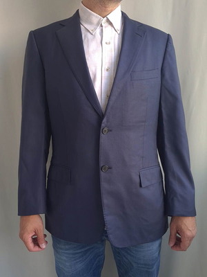 Ermenegildo Zegna men's blazer used, size 52R XL, silk and wool