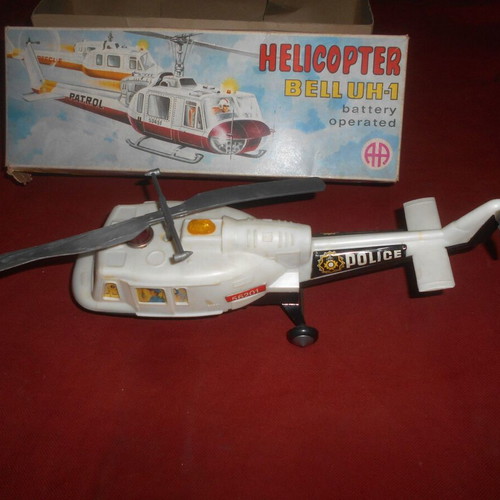 Ananiadis Bell UH-1 Police Helicopter Model 1970, like new