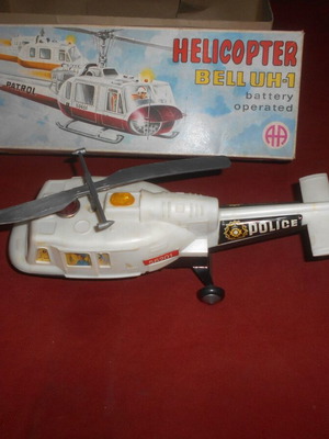 Ananiadis Bell UH-1 Police Helicopter Model 1970, like new