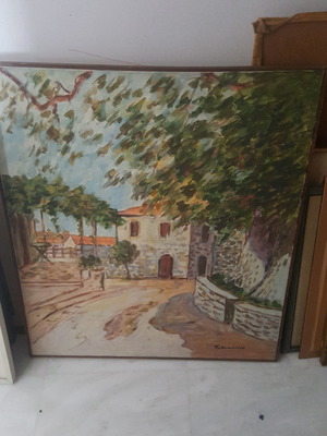 Painting by Papaioannou with beautiful theme