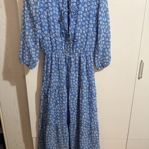 Sinsay blue floral dress, size M