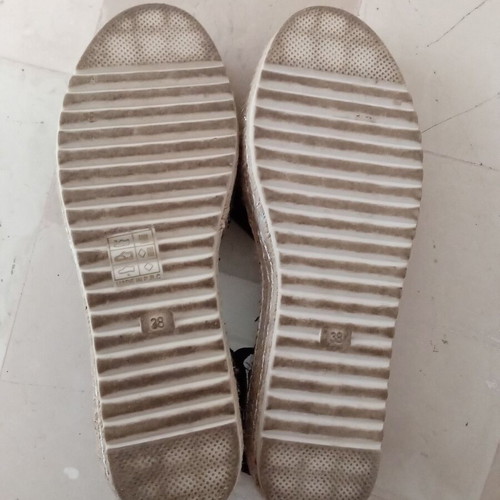 Espadrilles Shooz used, black, size 38