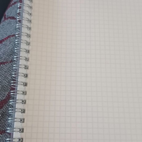 Notebook with small squares A5, 160 pages