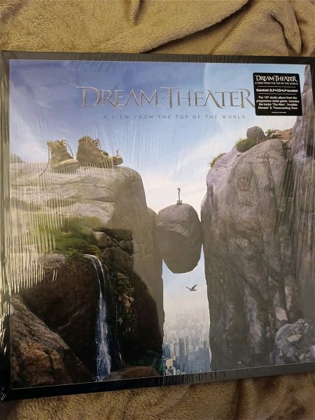  diskos viniliou  Dream theater a view from the top of the world 2lp & cd & booklet