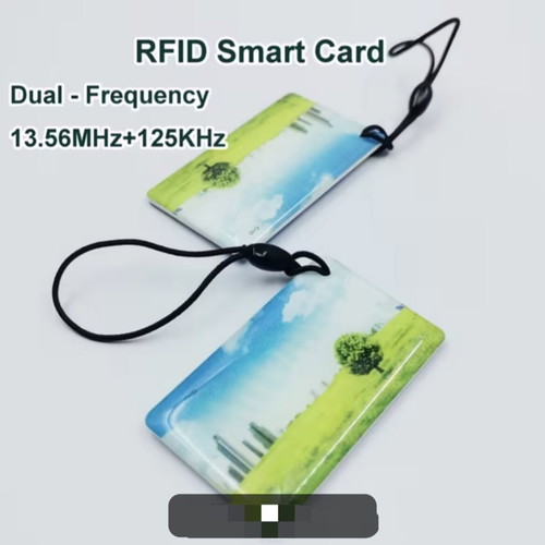RFID key fobs with epoxy coating, dual frequency, pack of 8, new