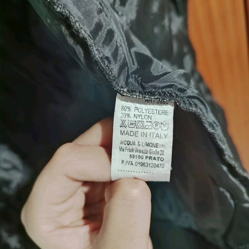 Acqua&Limone black outerwear like new