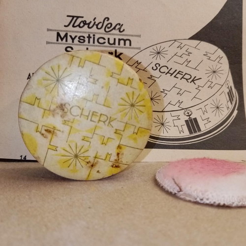 Collectible art deco Compacte Mysticum by Scherk like new