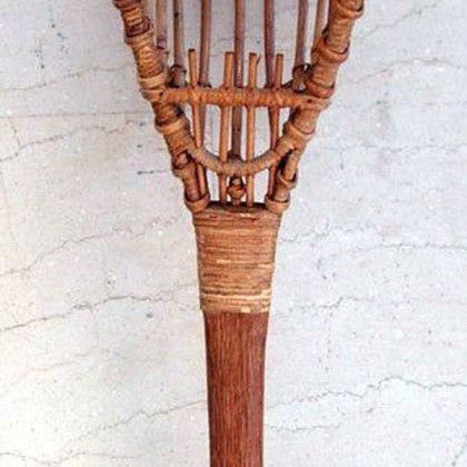 Traditional woven bamboo fruit picker new