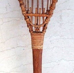 Traditional woven bamboo fruit picker new