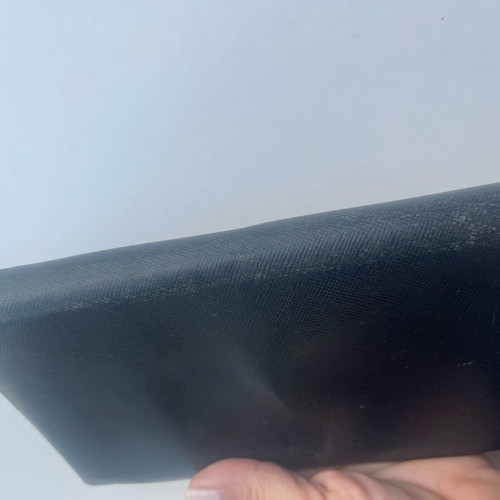 Prada wallet used black, men's model