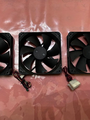 Pc Fan 120mm μεταχειρισμένα, σετ 3 τεμαχίων με βίδες