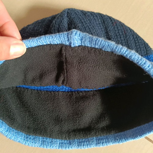Fox women's hat used, blue, size S with fleece lining