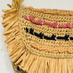 Straw bag new, beige