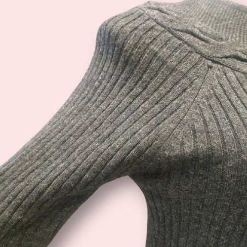 Paul Costelloe knitted winter dress like new, grey, size M-38